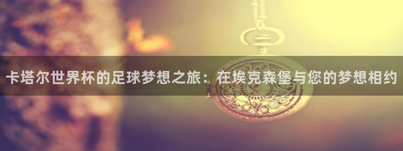 世界杯足球2026:卡塔尔世界杯的足球梦想之旅:在埃克森堡与您的梦想相约